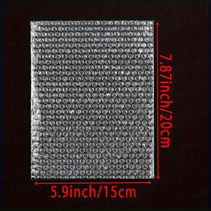 TEMU 50pcs 5.9*7.8in Transparent – For Safe Shipping And Storage Of Fragile Items, Including Dishes, Electronics, And Artwork – Protective Pouches For Moving
