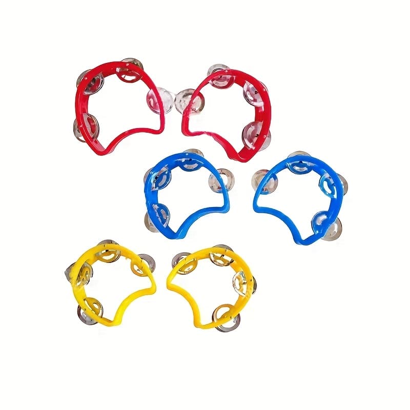 TEMU 6pcs Hand Bells, Percussion Instrument Four-, Adult Hand Bells, Adult Percussion Instruments, For Church, Christmas, Church Performances, Summer Promotions & Graduation Season Parties