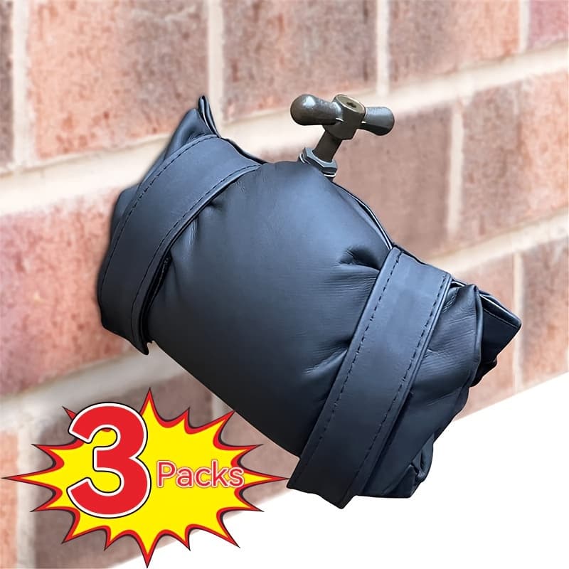 TEMU 3-pack Winter Faucet Freeze Protection Covers, Universal Outdoor Faucet Protectors, And Remove, Winter Warm Sleeves For Home And Garden Use
