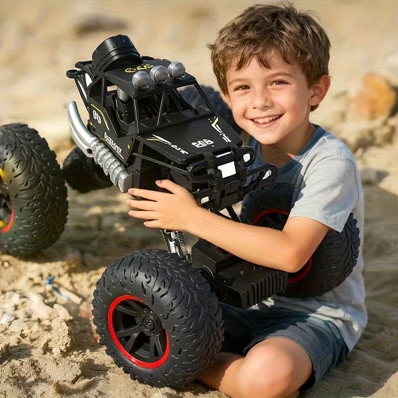 TEMU Large Remote-controlled Cars, Remote-controlled Vehicles, Rechargeable Usb Electric Toy Cars, Remote-controlled Racing Cars, Off-road Trucks, Cool Toys, Gifts Suitable For Boys Over 6 Years Old