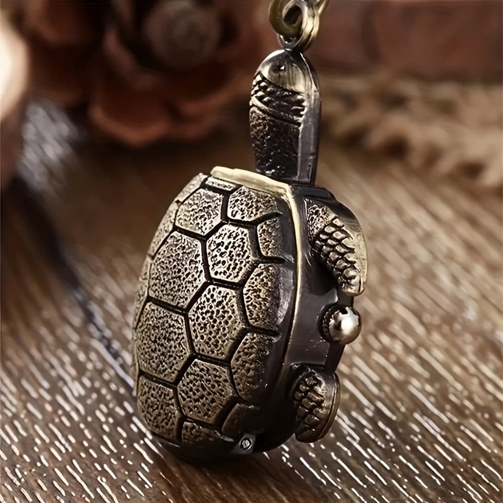 TEMU Keychain Quartz Pocket Watch Vintage Accessories Unique New Year Christmas Birthday Gift