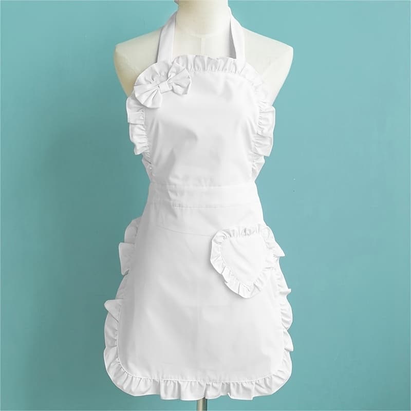 TEMU 1pc Apron, Cute Japanese Household Kitchen Fashion And Work Clothes Waistband