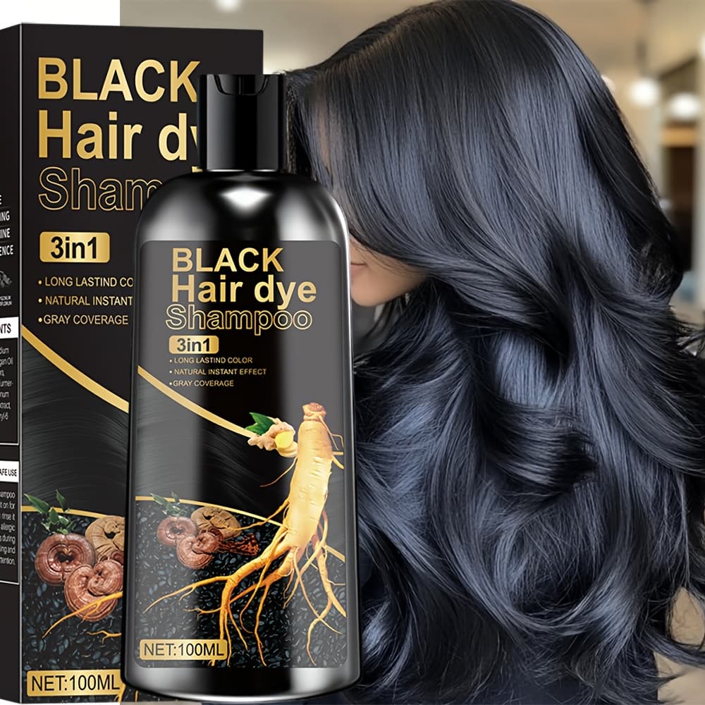 TEMU This 100ml Hair Coloring Shampoo Is From Precious Natural Plant , Moisturizes And Hydrates, Provides Long-, Is To The Scalp, And Quickly Covers Original Hair Color. Suitable For Men And Women.