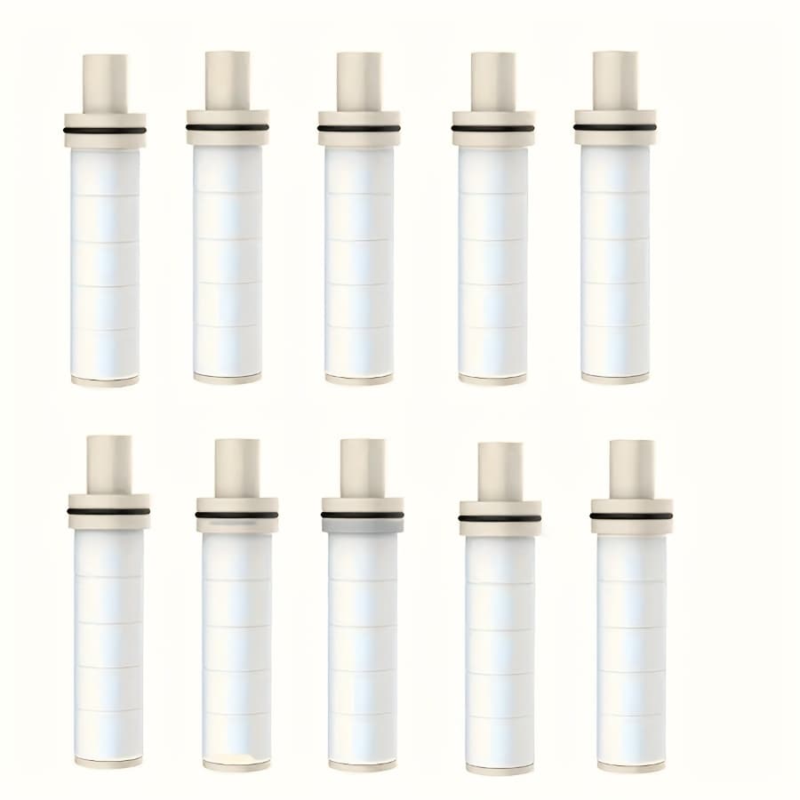 TEMU 10-pack Heavy-duty Shower Cartridges - , Lime, Scale, Removal - Compatible With Systems, Bathroom, Kitchen - Durable, , Shower Cartridges For Bathroom, Kitchen