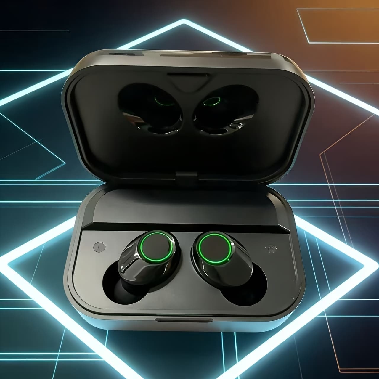 TEMU 2026 Wireless Earbuds And Wireless Headphones: Featuring A Stylish Mirror-end Design, Deep Audio, And A Built-in Microphone For Calls. With A Large-capacity 800mah Battery