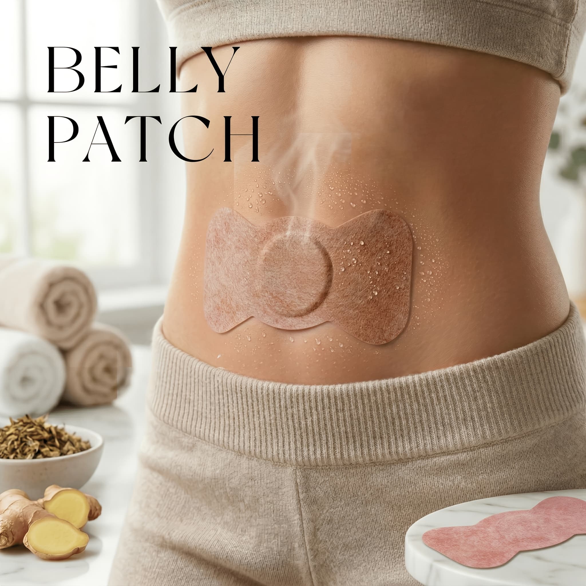 TEMU 30pcs Belly Button Patch - Belly Firming Patch, Made With Botanical Ingredients, Suitable For Waist, Abdomen, And Thighs
