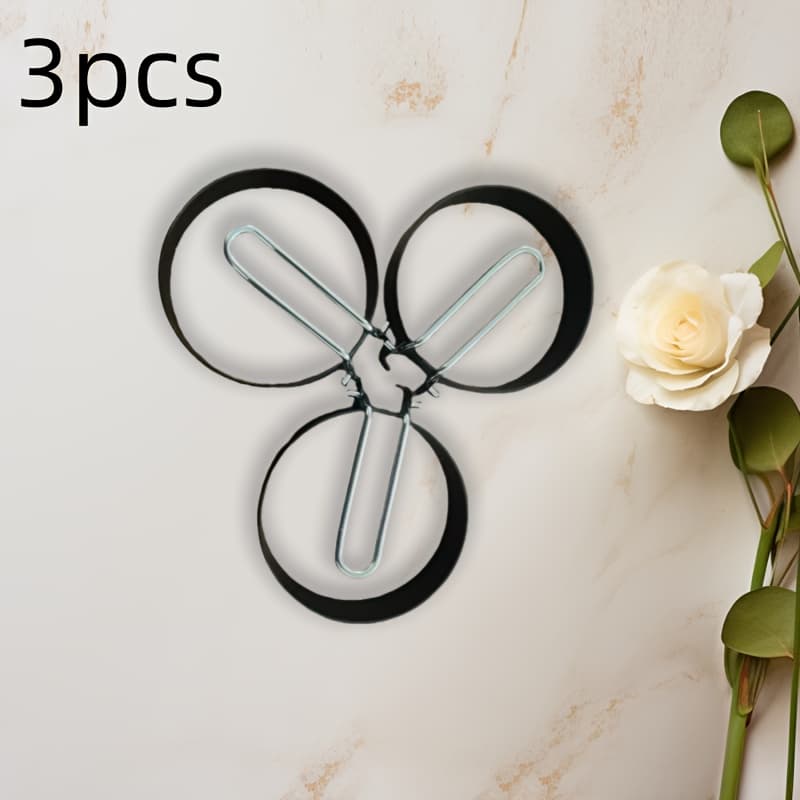 TEMU 1/2/3/4/5/6/7pcs Nonstick Stainless Steel Egg Rings | Perfect For Frying And Shaping Breakfast Foods, Made Of 430 Stainless Steel