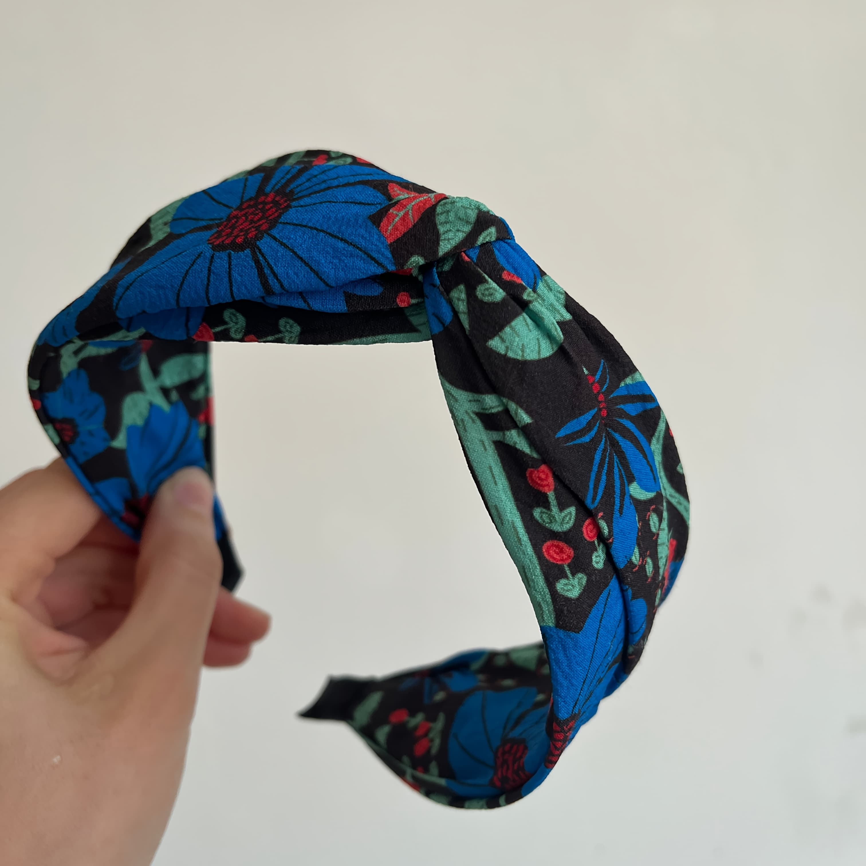 TEMU European And American Large Flower Wide- Cross Headband
