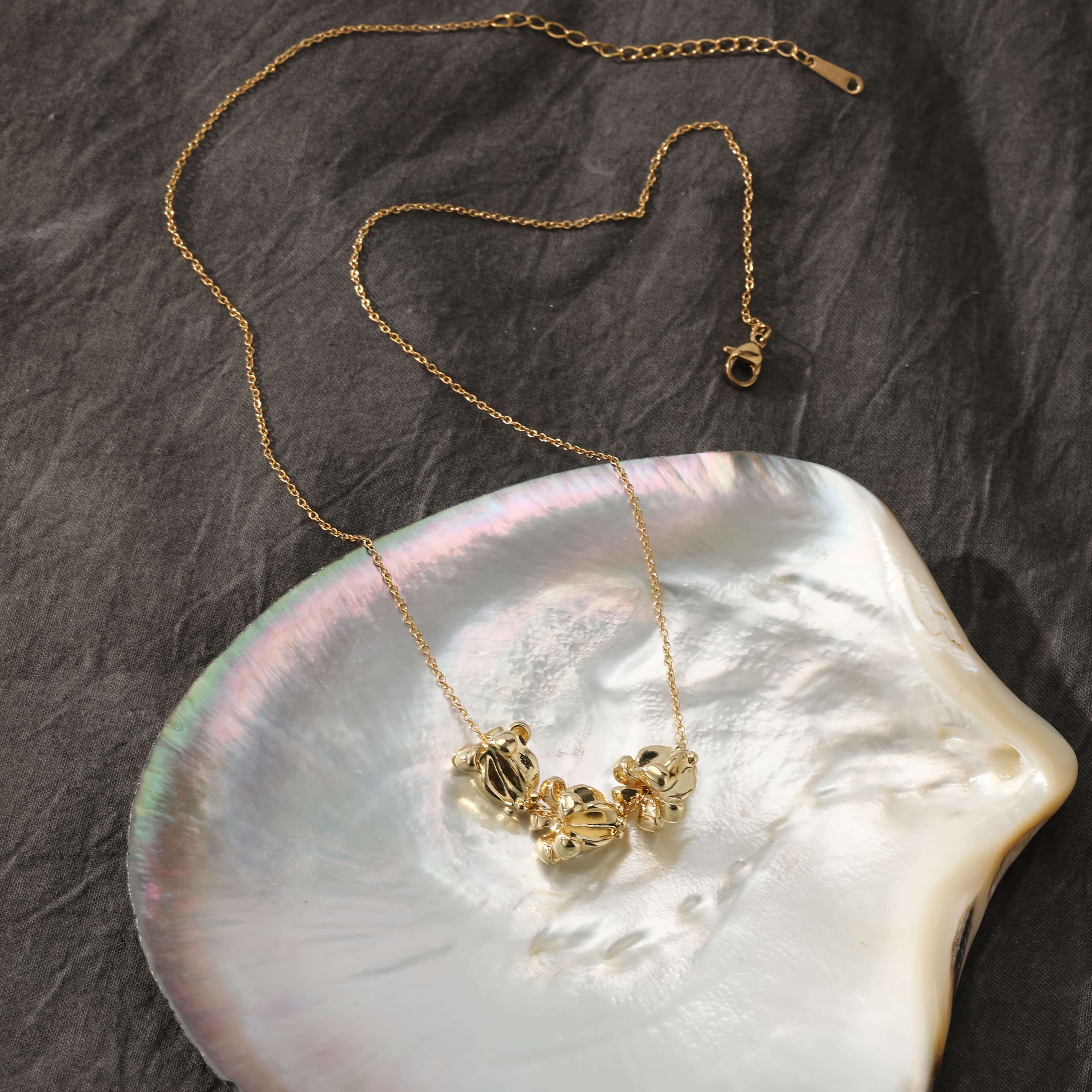 TEMU Luxurious Copper Necklace With Crown Charm | 14k Golden Plated, Non-tarnishing, Perfect For Daily Wear, Vacation, And Valentine's Day Gift