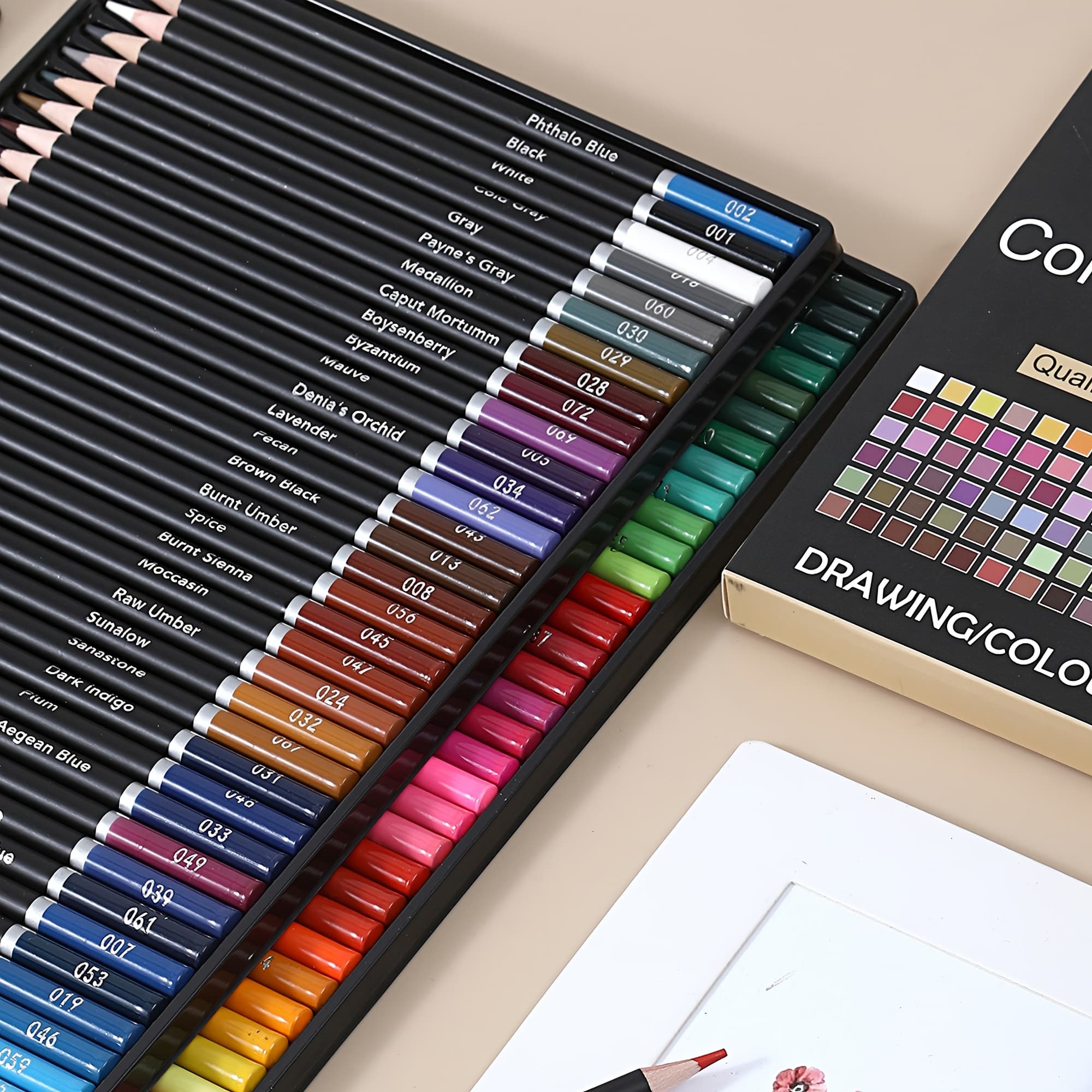 TEMU 70 Colored Pencil Set For Students, Professional Drawing, Graffiti Filling, Color Pencil Art Design Stationery, Art Supplies Set, Designed By Professional Artists And Beginners