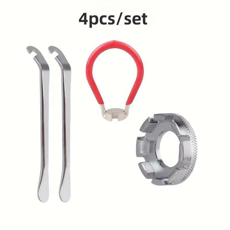 TEMU 4pcs/set Wire Adjusting Tool Of Banner Wrench Bicycle Tools// Of