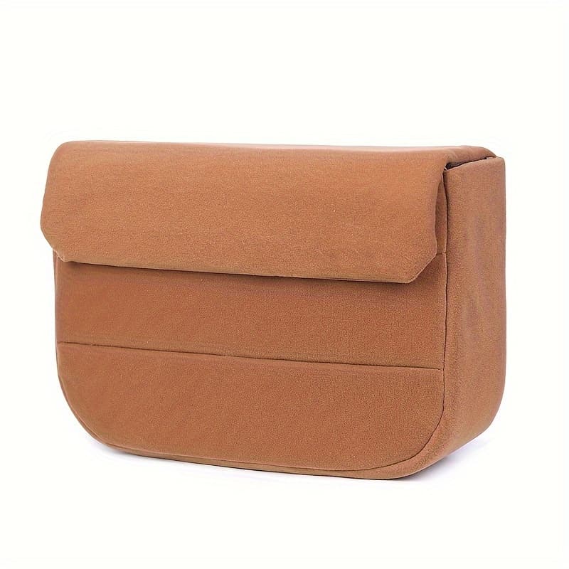 TEMU Shockproof Padded Soft Camera Insert Bag Liner Case With Adjustable Dividers For Dslr Cameras - Durable Polyester, Stylish Design, Perfect For Travel & Everyday Use, Camera Bag