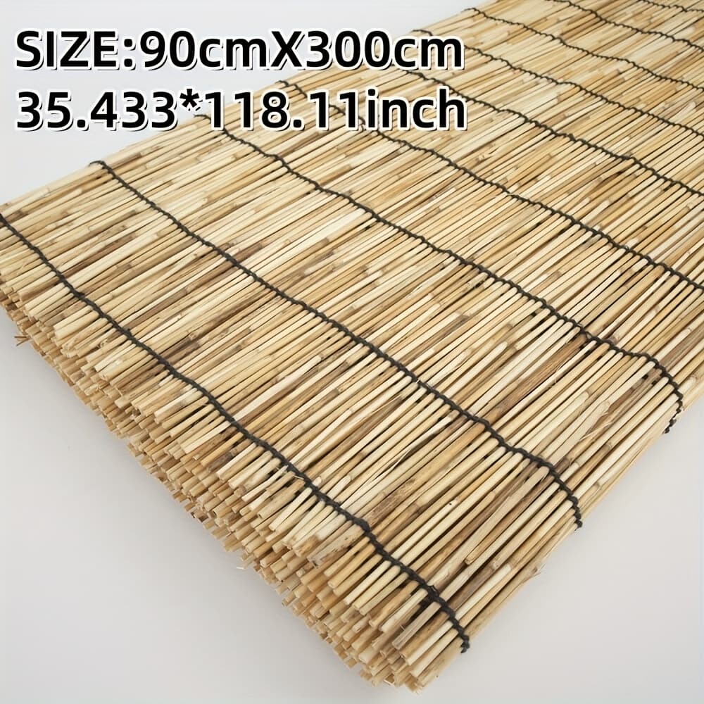 TEMU 1pc Willow Vine Fence Privacy Screen | Dense Weave Design For Airflow And Gardens / For Outdoor Space Division / Decorative And Protective Garden
