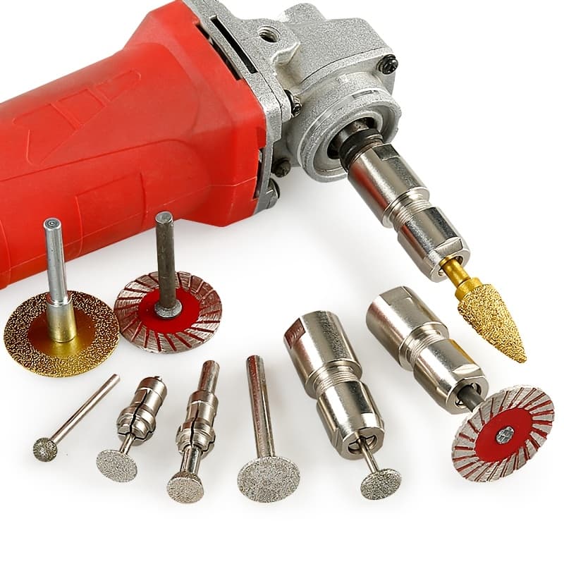 TEMU 3mm6mm Adaptor, Adapter, Straight Grinding Adaptor Collet, 5/8-11threaded Interface, Stone Grinding Carving Accessory Tools