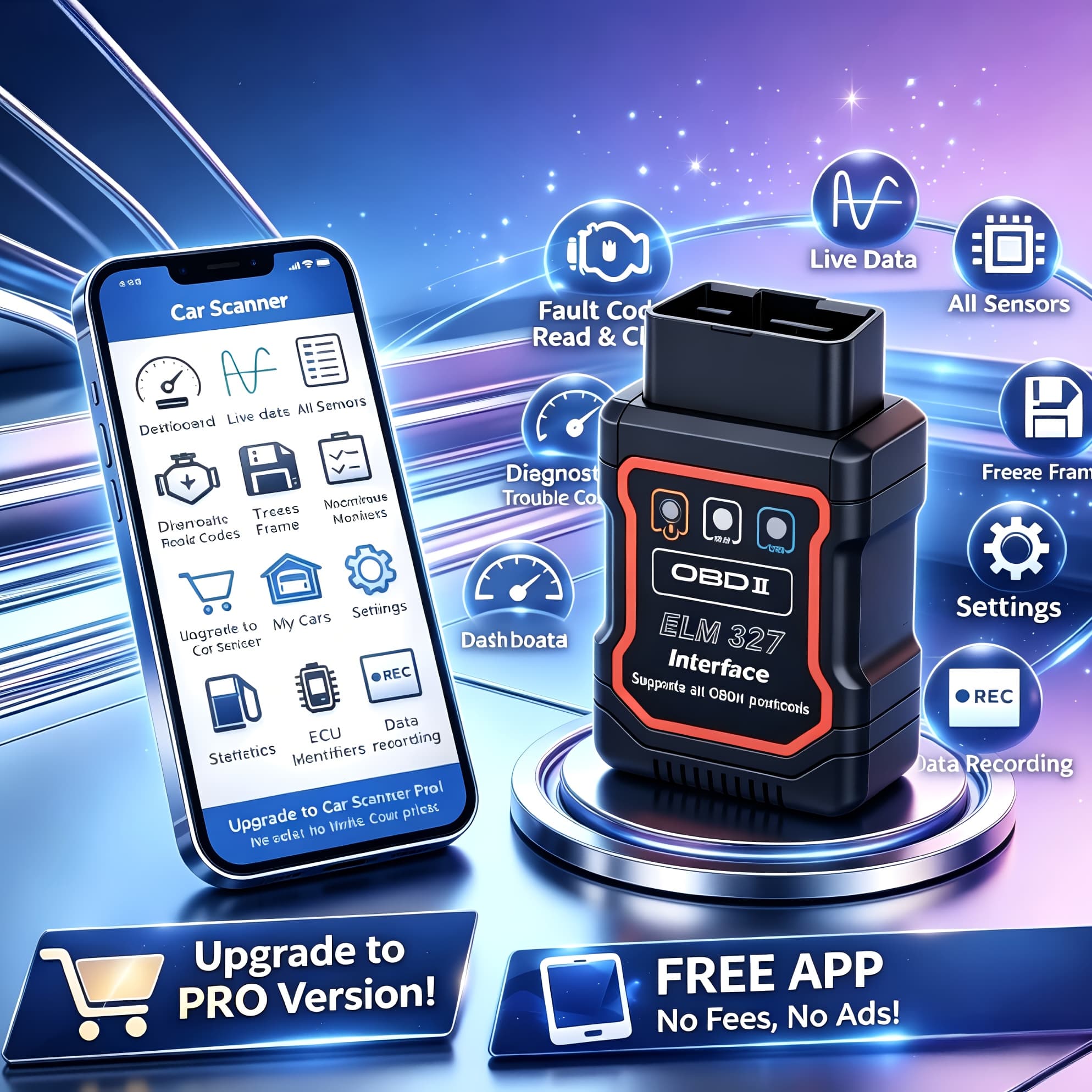 TEMU Wireless 5.0 Automotive Diagnostic Tool. Scanner, /ios Compatible, V1.5 Obdii Fault Code Reader, Without Battery