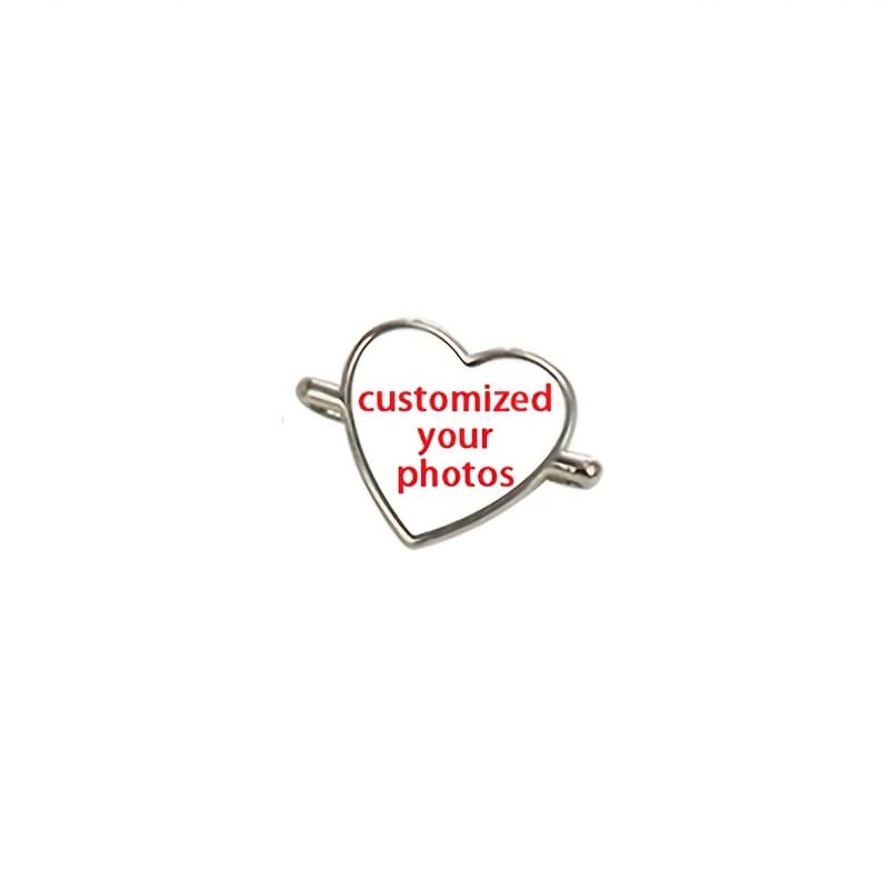 TEMU 1pc/2pcs Custom Photo Watch Strap Decor Accessories, Diy Beaded Jewelry Supplies For Personalized Gifts – Birthday & Anniversary Presents