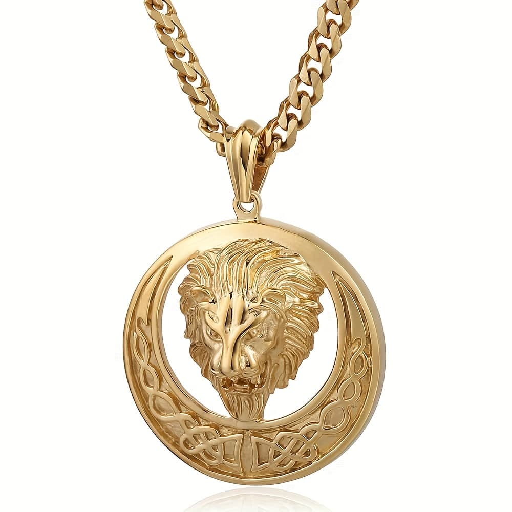 TEMU Pendant For Men Women 316l Stainless Steel Mens Necklace Fashion Jewelry