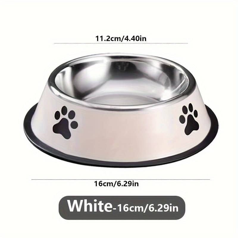 TEMU Premium Stainless Steel Pet Bowl - Non-slip, Easy To Clean, Food And Water! In 3 Sizes