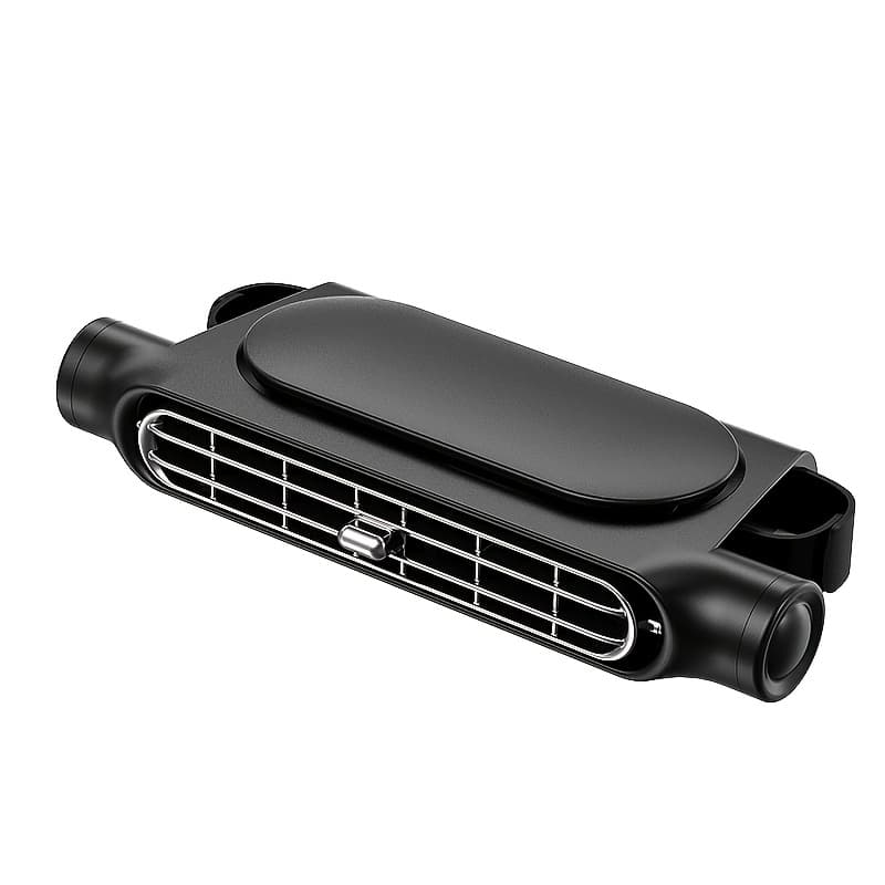 TEMU Sweltering Rides! 2x Faster Cooling! Car Usb Fan - Stay In Traffic (fits All Vehicles) Bladeless Car Air Conditioning Fan|3-speed Silent Cooling, Car Seat Fan, Free Usb Charging Cable