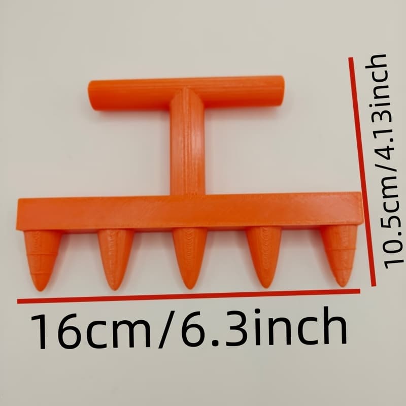 TEMU 1. Garden Hole Punch Seeder - Home Vegetable And Flower Seedling Hole Puncher - Balcony Garden Seedling Sower - Precision Hole Punching Tool For Flower Beds - Auxiliary Tool For Pot Seedling