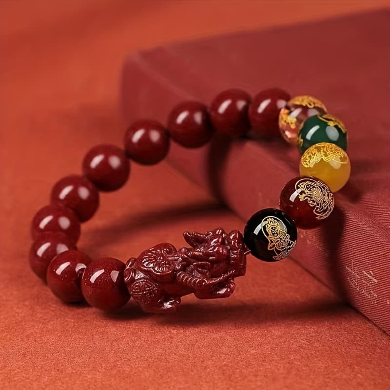 TEMU 1 Piece Of Natural Mineral Pixiu Bracelet, Style Bracelet