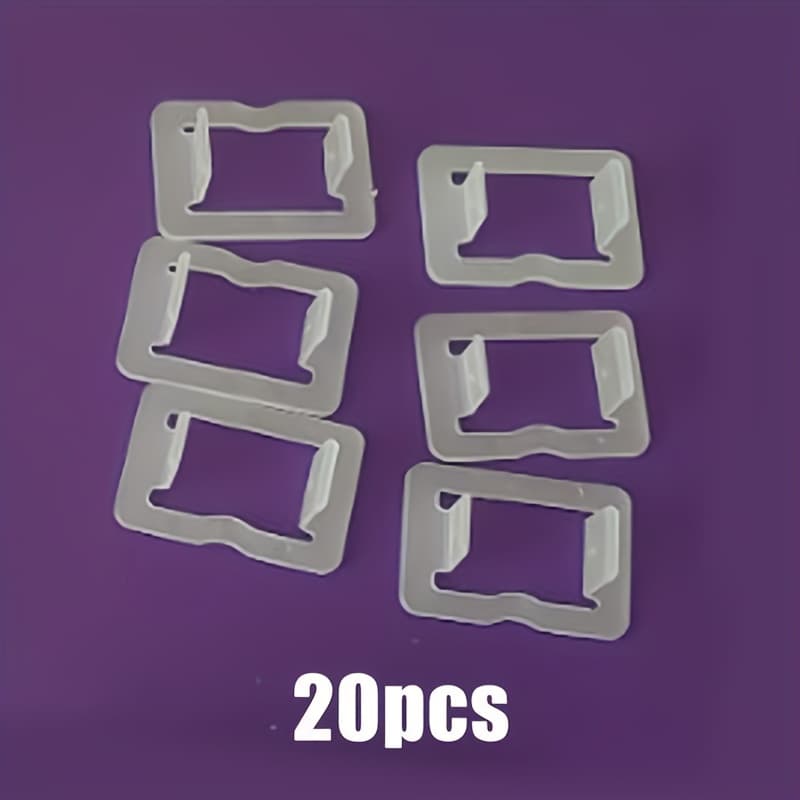 TEMU 20pcs Fixed Loose Power Socket To Prevent Disconnection, Socket Made Of Plastic Material