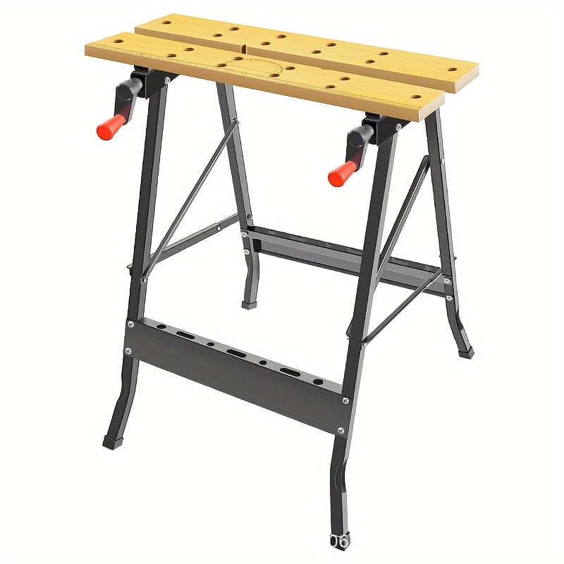 TEMU Multifunctional Folding Inverted Carpentry Workbench Woodworking Table Table Saw Portable Woodworking Saw Table Decoration Tools