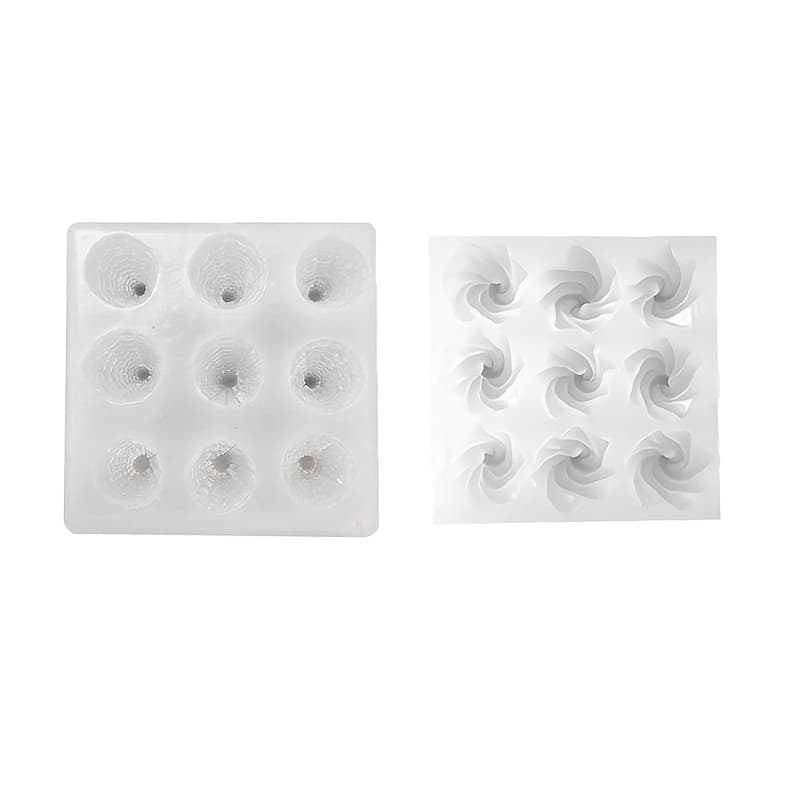 TEMU Miniature Three-dimensional Combination Simulation Model, Drip Glue Gypsum Candle Silicone Mold, Mini Size Manual Diy Mold