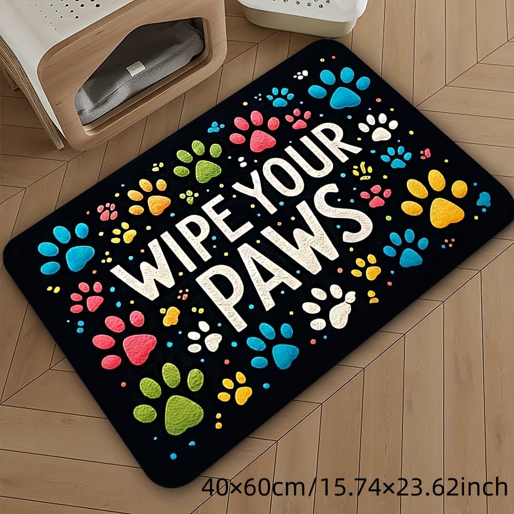 TEMU 1pc "" Pattern Dog Feeding Mat - Durable And Easy-to- Food Bowl Mat, Suitable For Dogs And Cats, Perfect For Home Use, An Ideal Gift For Pets, Holiday Decorations