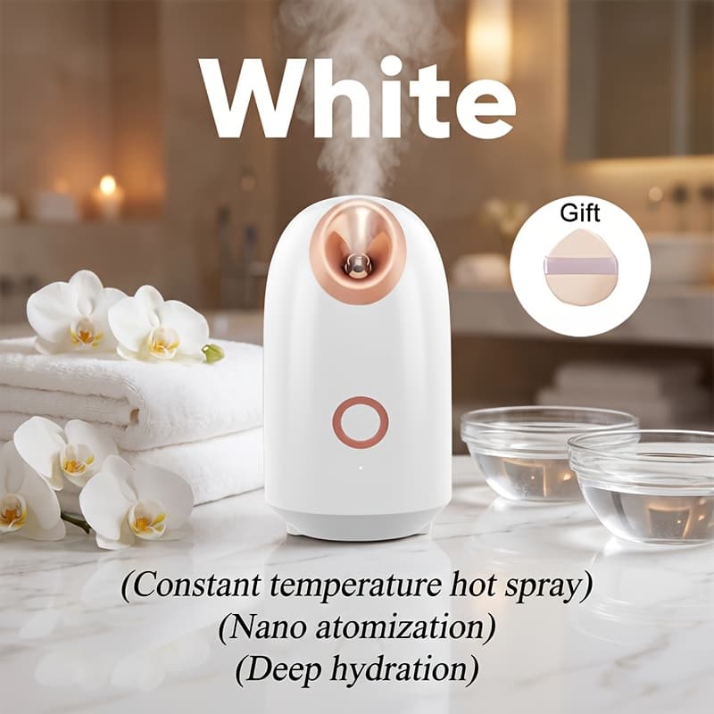 TEMU Face Steamer Large Fine Particles Hot Spray Face Steamer 1 Home Beauty Women Dry Skin Face Humidifier Quick Mist Light Weight Easy To Carry