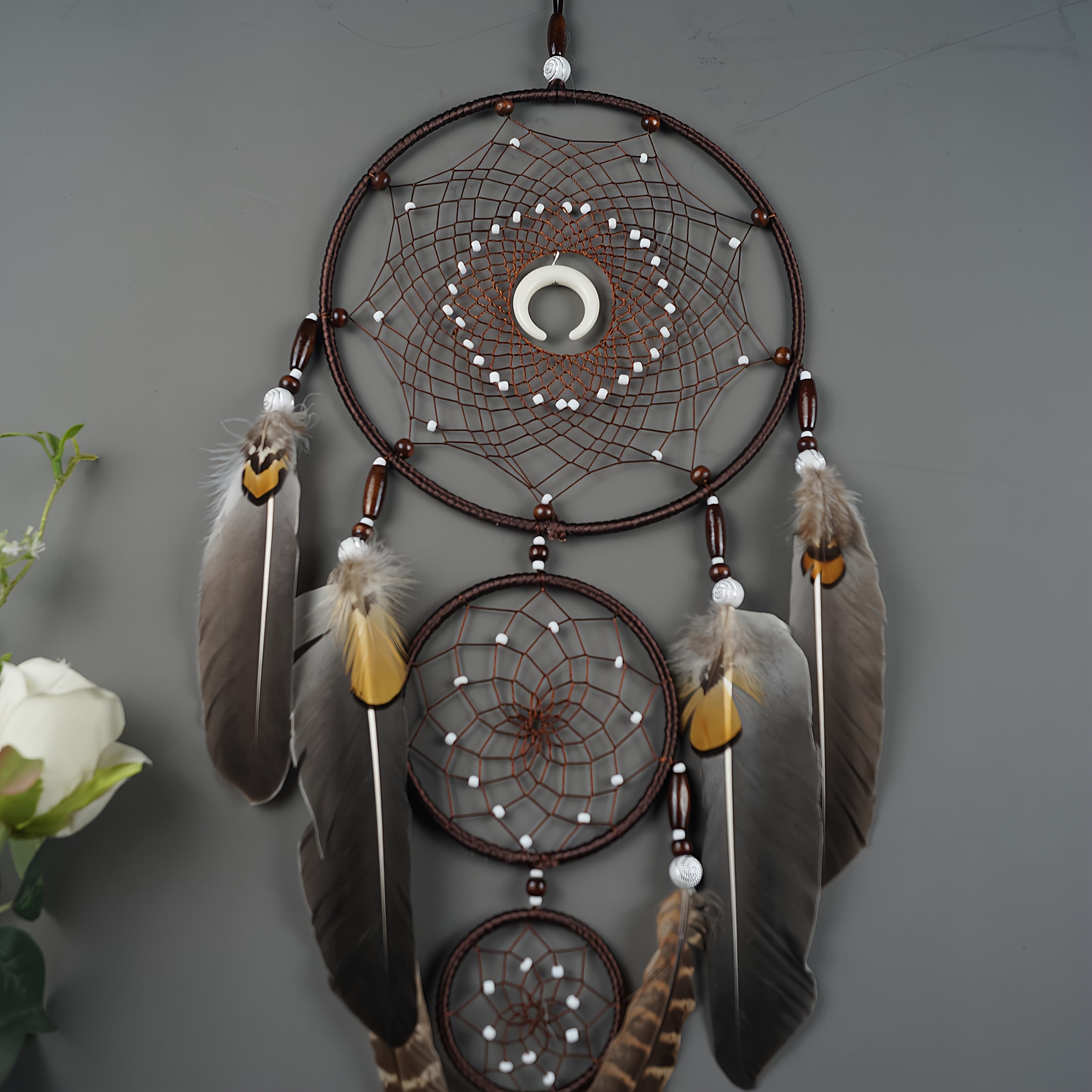 TEMU Big For Bedroom, Adult Brown, Bohemian , Wall Decor, Hanging Decor, Teen Dorm Room Decor, Holiday Gifts
