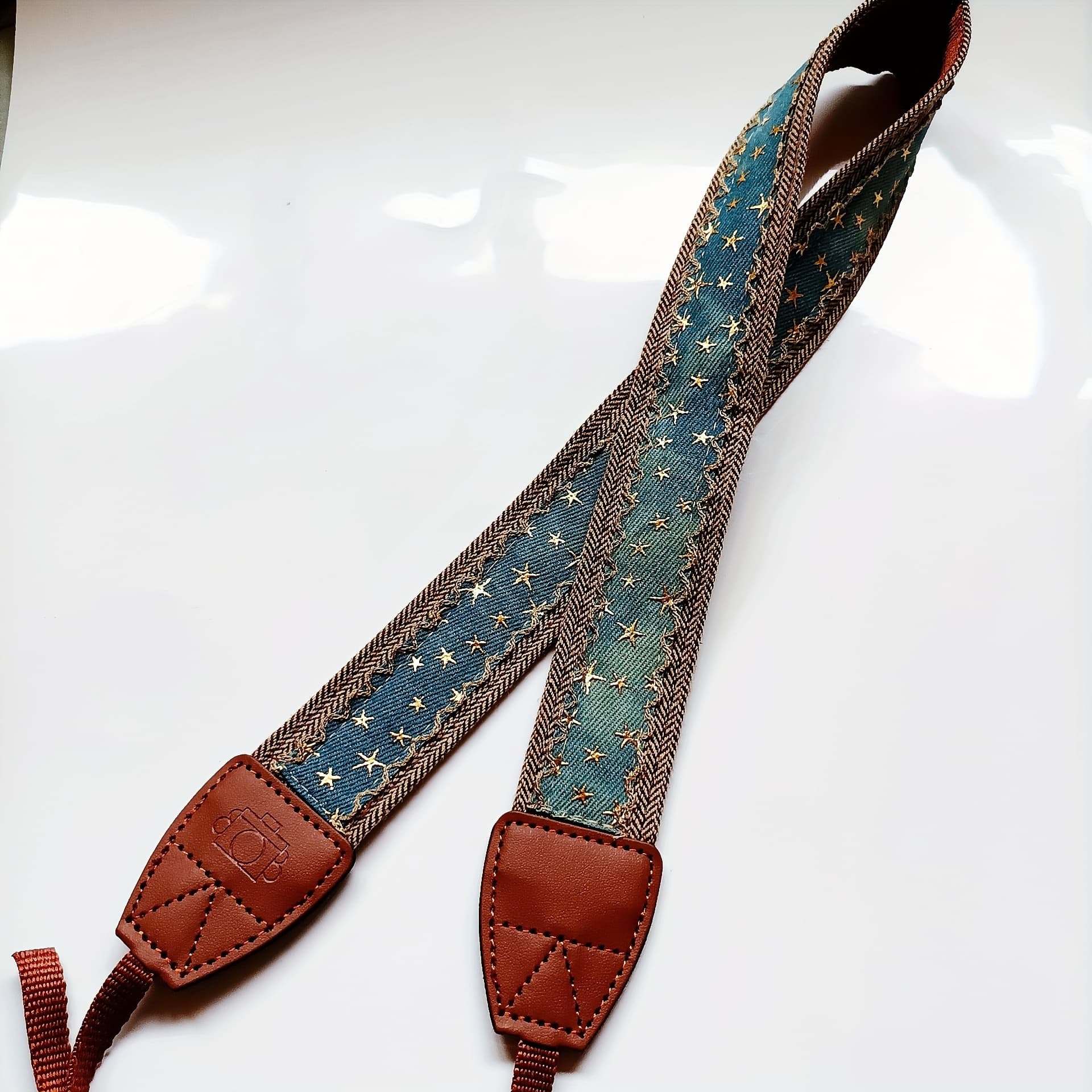 TEMU Jeans Camera Strap, Hand Stitched, Lightweight And Durable, Fashionable Accessory For Your Camera, Unique Gift