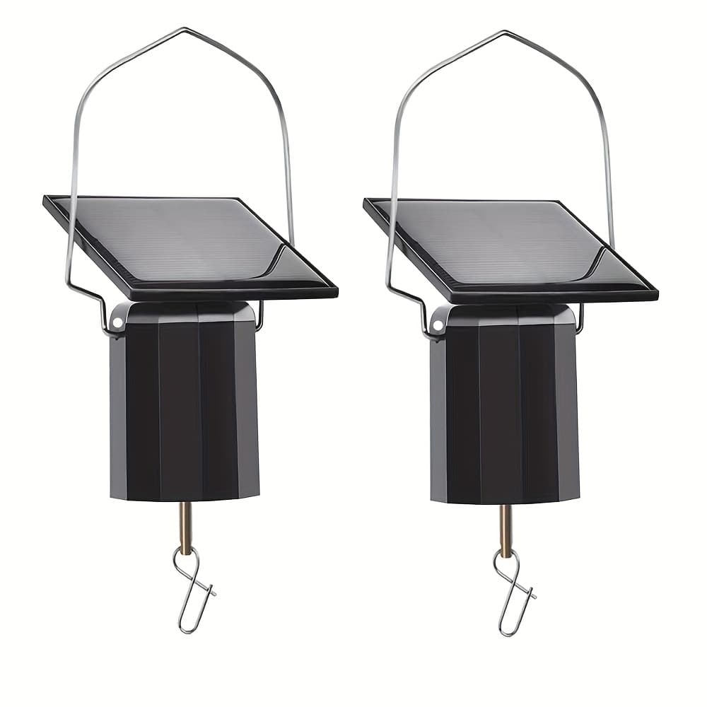 TEMU 2-6 Solar Wind Chime Motors, Rotating Wind Ornaments With Hooks, Solar Wind Chimes For Outdoor Decoration
