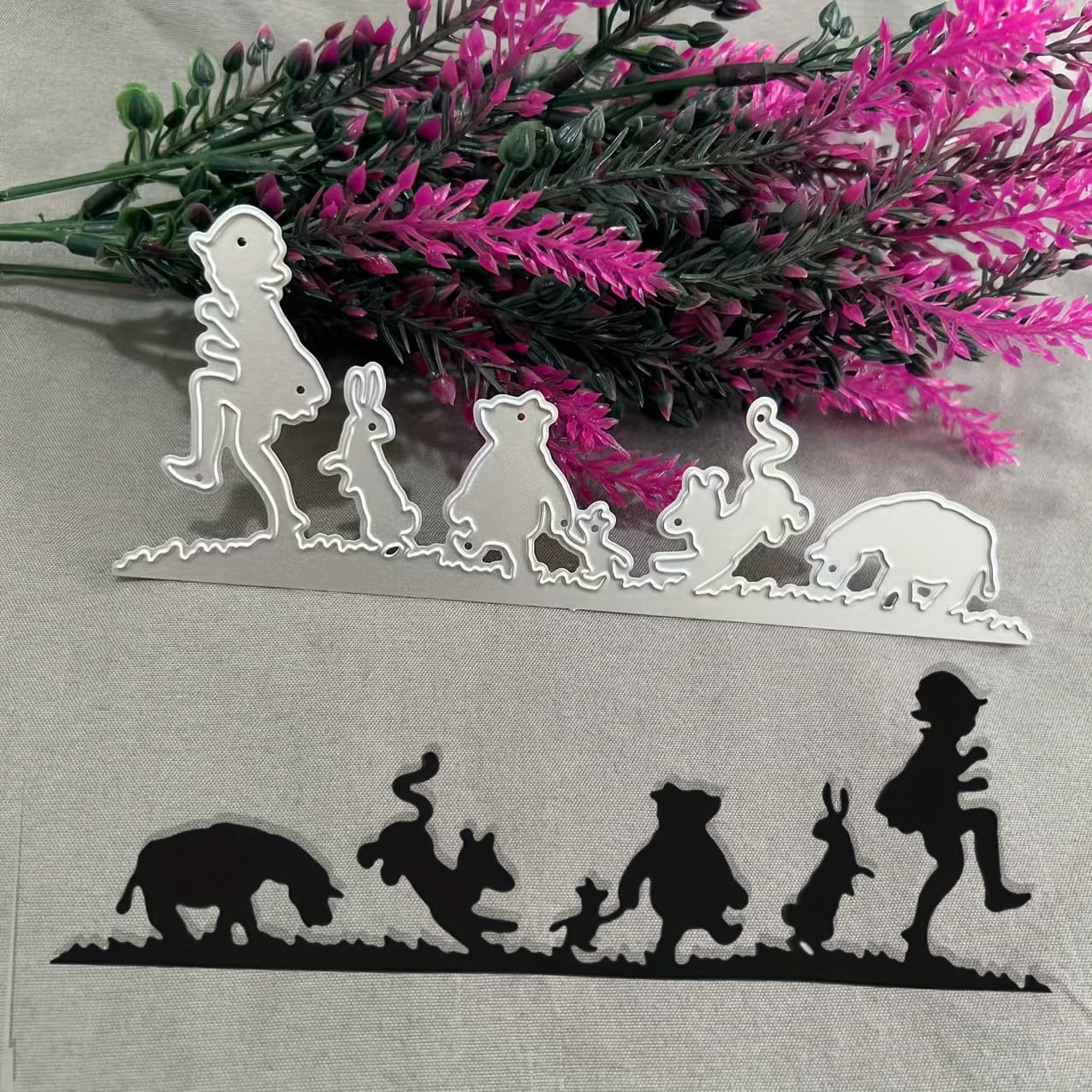 TEMU Creative Metal Cutting Dies, Diy Scrapbooking Decoration Embossing Die Cuts, Greeting Card Making Stencil, Suitable For Album Card Making, Handmade Card Tools