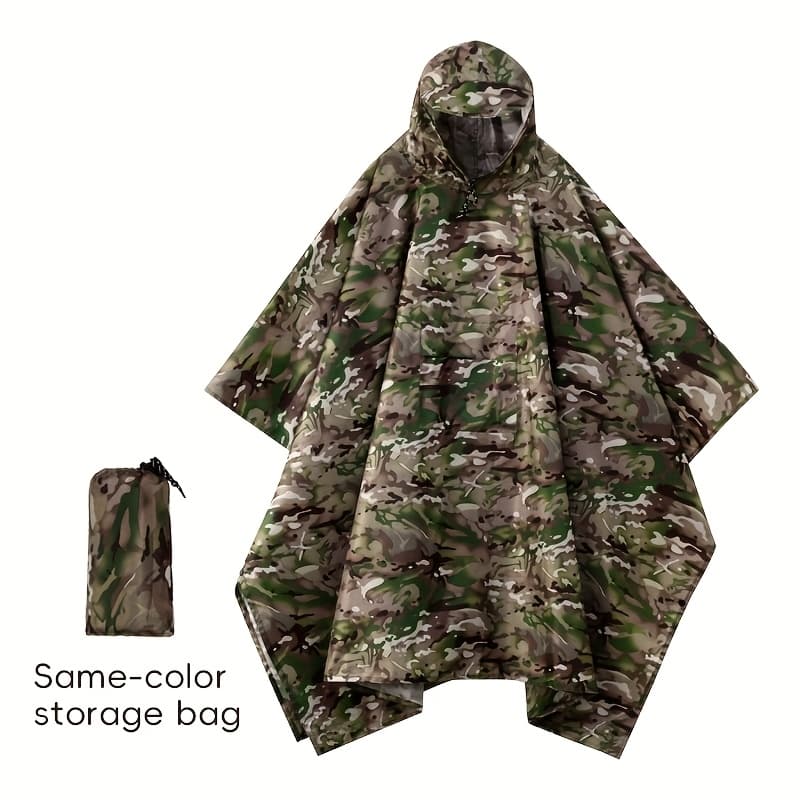 TEMU Digital Raincoat For Outdoor Mountain Climbing And Camping