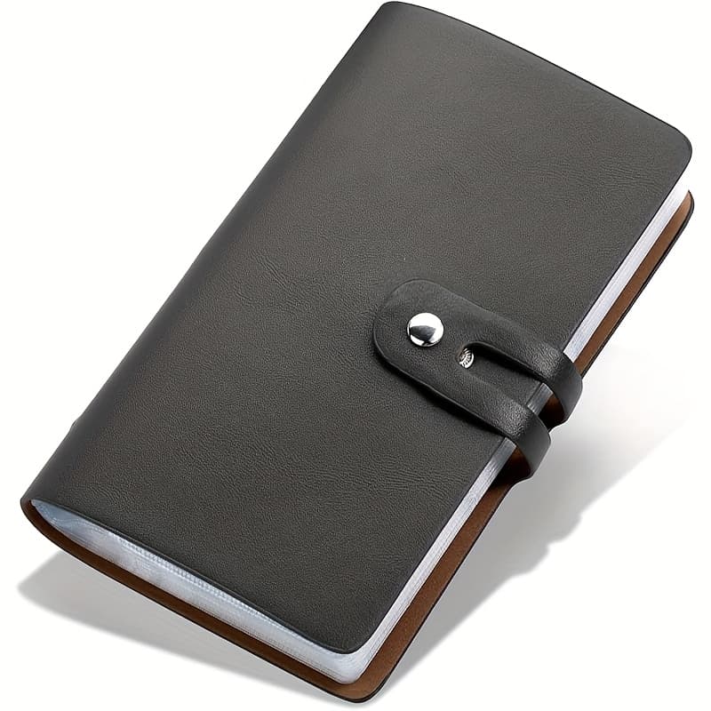 TEMU 96 Cards Business Card Organizer, Rfid Blocking Credit Card Holder, Professional Business Card Holder And Name Card Book, Credit Card Protector