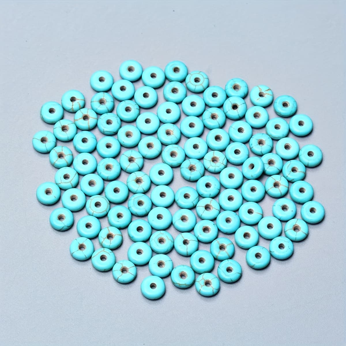 TEMU 10-100pcs Stone , Spacer , 6-16mm, For Jewelry Making, Diy Crafts, Bracelets, Necklaces, , Keychains