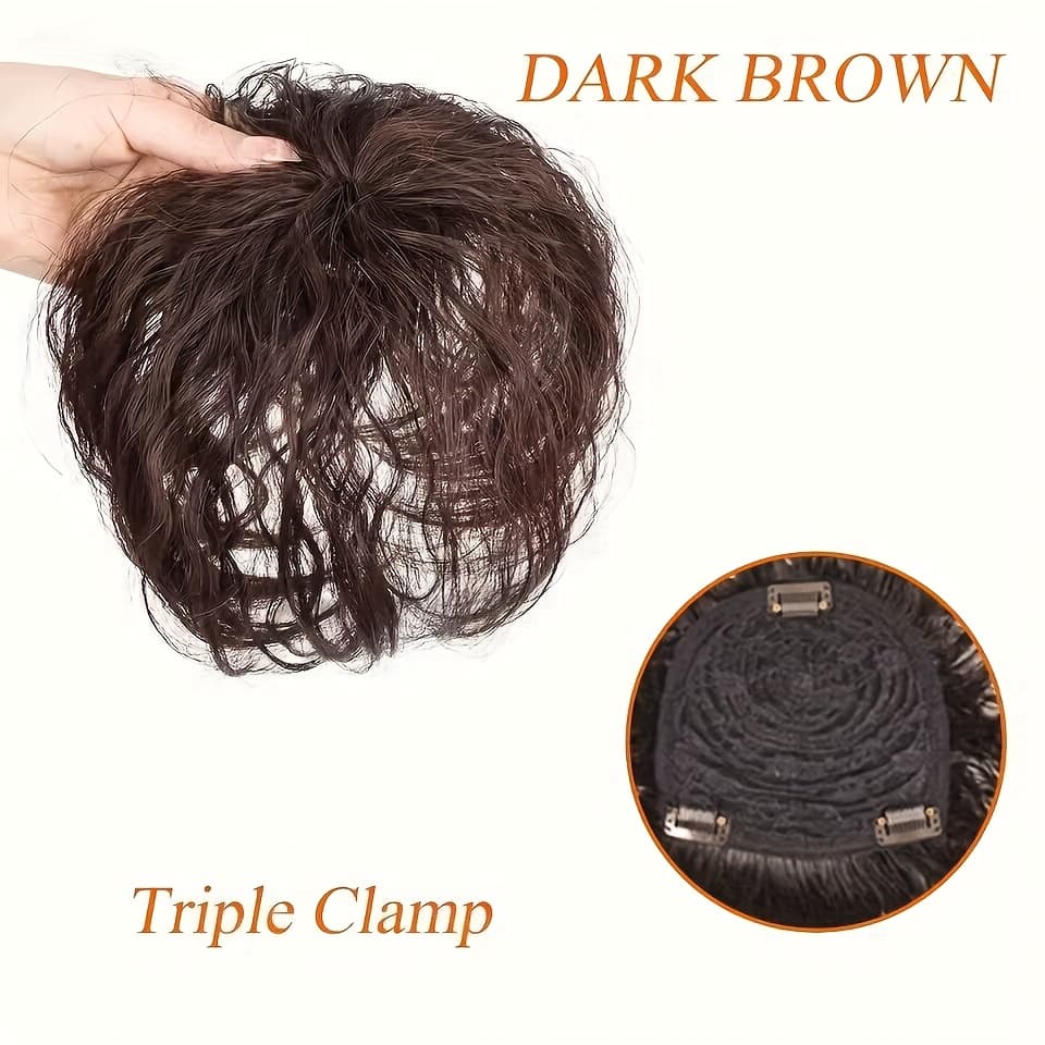 TEMU 6-inch Women's Short Curly Hair Clip-in Hair Extensions - Romantic Clip-in Hairpiece Style With , Look Suitable For Women, Easy To Style And , Adds Volume And Dimension, Or Special Occasions
