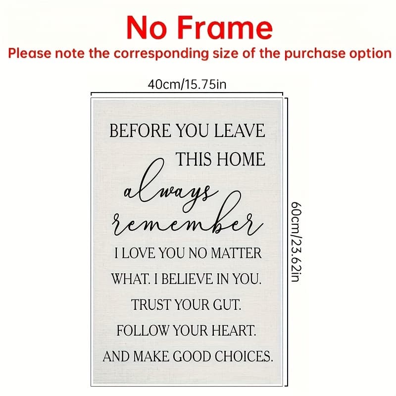 TEMU 1pc Black And Grey Love Canvas Wall Art: A For Home Decor - Bedroom, Living Room And Bathroom