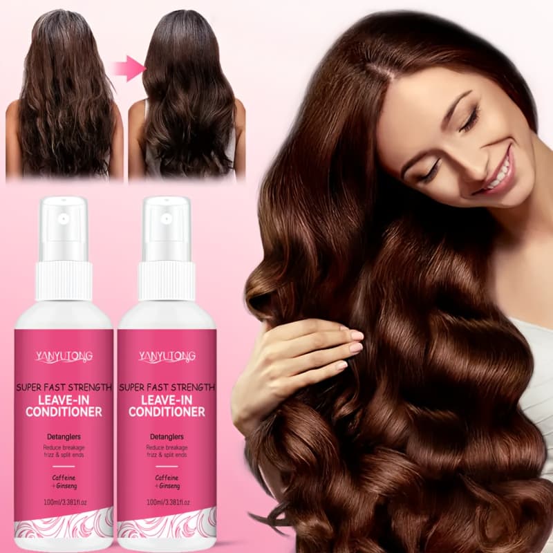 TEMU Grow Long Conditioner Spray With Jojoba & Olive Oil - Unisex-adult Liquid Hair Detangler, Moisturizing Formula For Normal Hair Types, Promotes & Shine - 3. 38fl. Supplies Hair Care