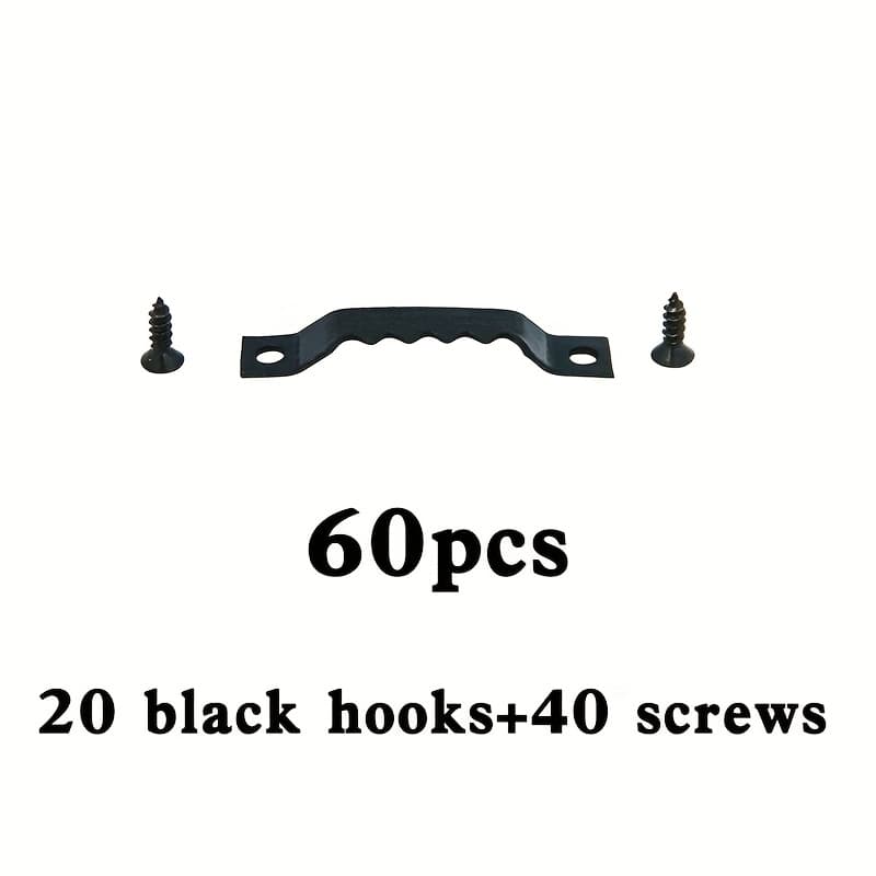 TEMU 30/60pcs Durable Picture Hanging Kit - No Power Needed, , Suitable For Wall Displays In Homes And Offices, Picture Frames, Wall Art, Home Decoration Hardware Accessories