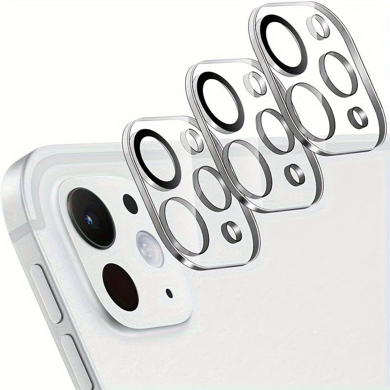 TEMU [3 Pack] Camera Lens Protector For Ipad Pro 11/for Ipad Pro 13 Inch (m4 2024), 9h Ultra-thin Transparent Protective Tempered Glass Screen Protector Film For Ipad Pro11/for Ipad Pro13