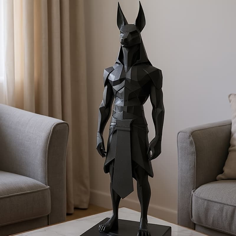TEMU Full-length Statue, Featuring A Minimalist Low- Style And Exquisite Design, Suitable As A Decorative Statue For Home Use, Escape Rooms And Game Rooms, As Well As For Festival And Party Gifts
