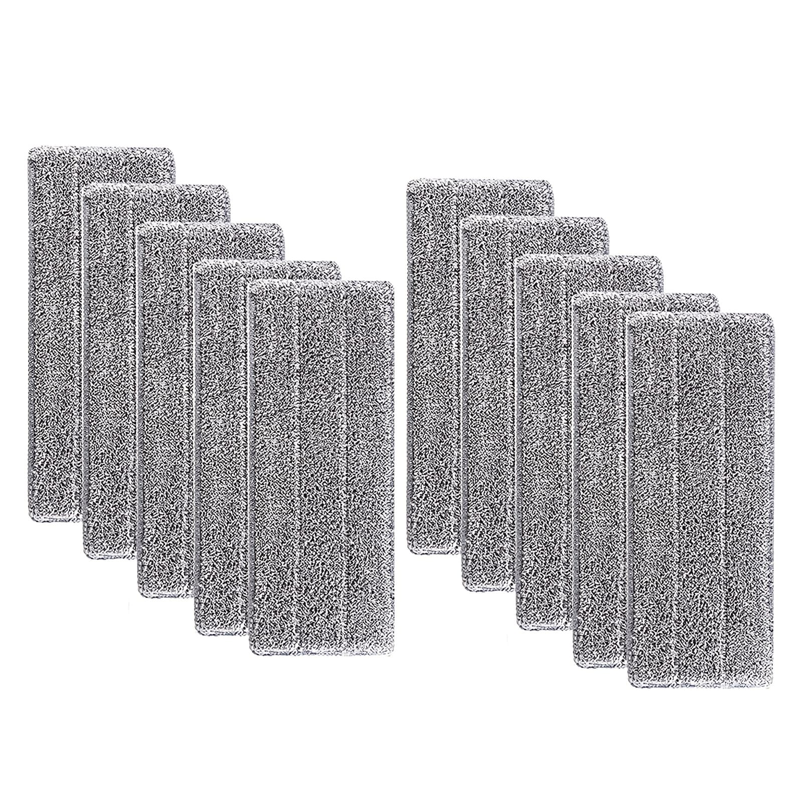 TEMU 10pcs Of Ultra- Mop Cloth, Replacement Mop Head - Washable And Reusable, Absorbent Cleaning Pad, Fluffy Texture, Very Suitable For Household And Floor Cleaning Cloths