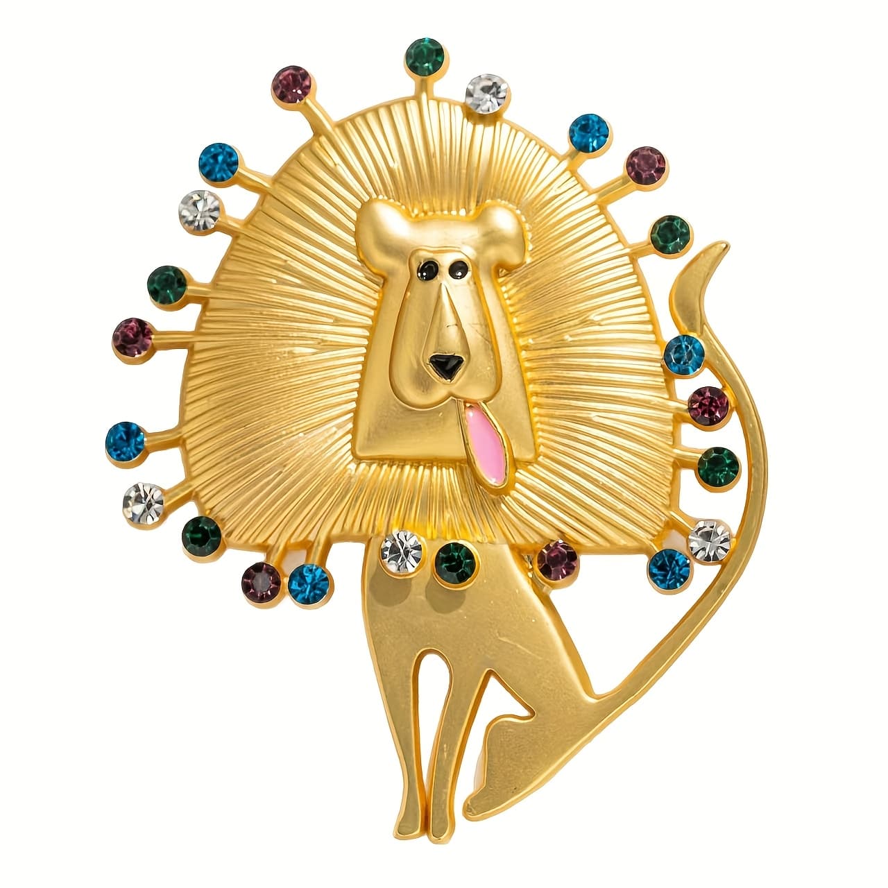 TEMU Fashion Cross-border Vintage Brooch, Elegant High-end Suit Accessories, Animal Pin, New Style Boutonniere