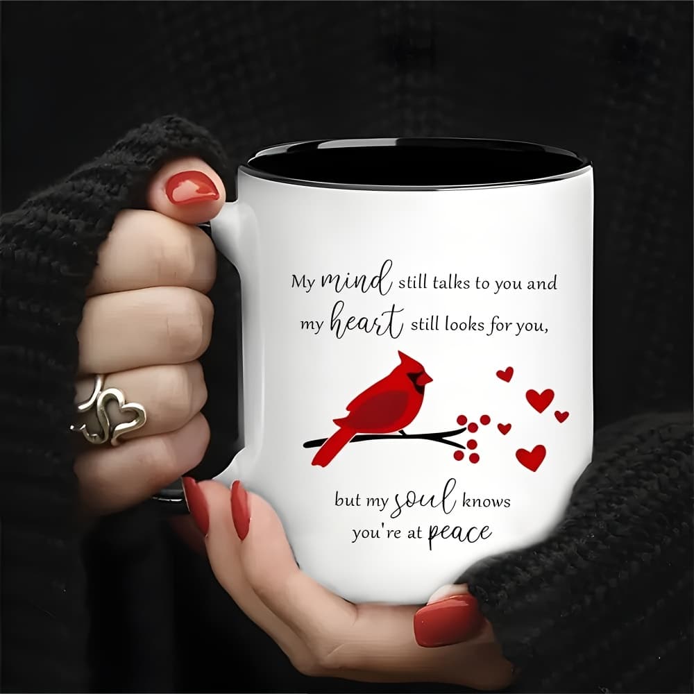 TEMU [memorial Coffee Mug] 1pc Coffee Mug, Party Cups - Memorial Christmas Birthday Gift - Fun Easter/thanksgiving/halloween/christmas Gifts For