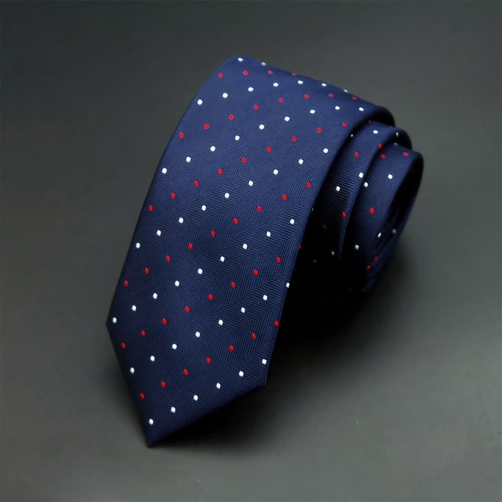 TEMU Men's 6cm Geometric Skinny Tie, High-quality Classic Fashion Wedding Party Prom Business Necktie