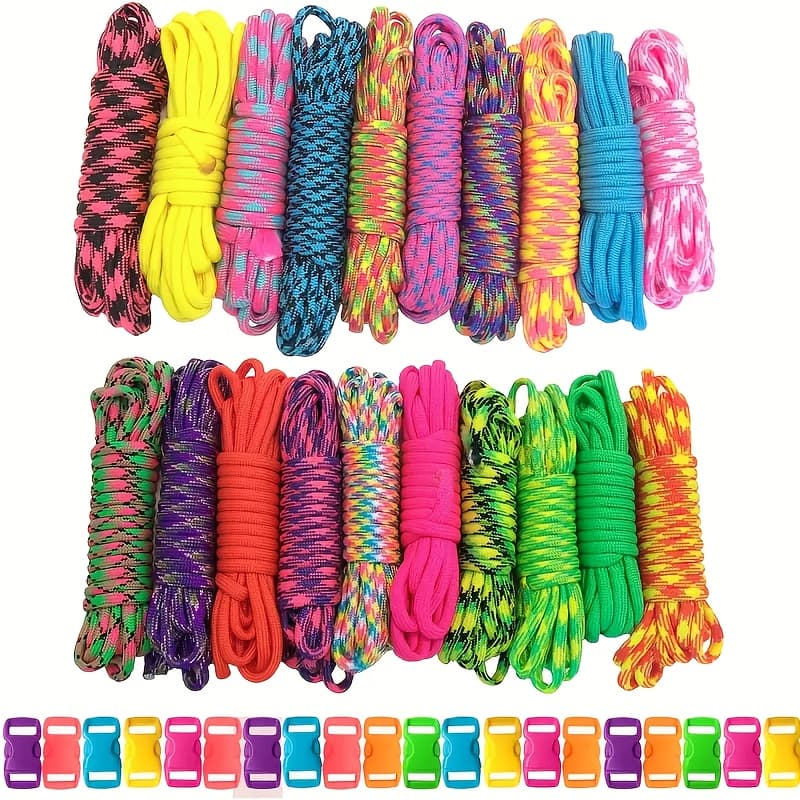 TEMU Combination Production Kit With Buttons | Mixed Color Nylon, Brand: Lt-ptbtnjt