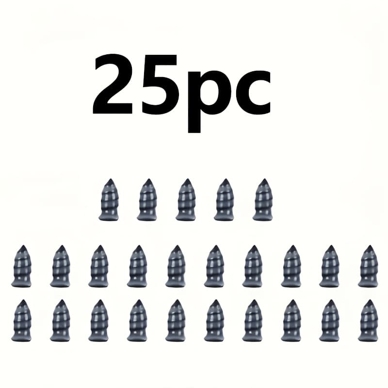 TEMU 25pcs Rubber Studs For Tire Repair, Self-repair Rubber Screws For Fixing Car And Motorcycle Tire Punctures