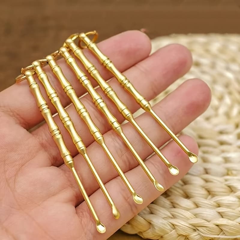 TEMU 6-intended Handmade Ear Spoons, Exquisite And Beautiful, Suitable For Ancient Adult Keyrings, Ear Picking Tools